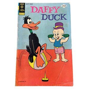 Gold Key Daffy Duck Comic Book #96 Sept 1975 Warner Bros Cartoons Vintage